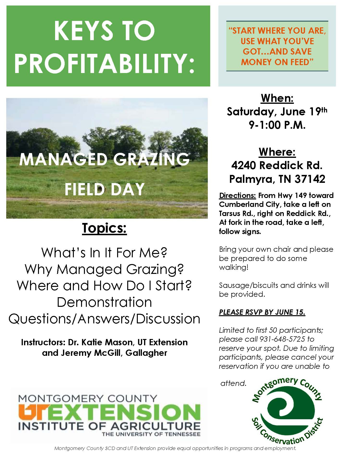 Grazing Field Day Flyer - 6-19-21