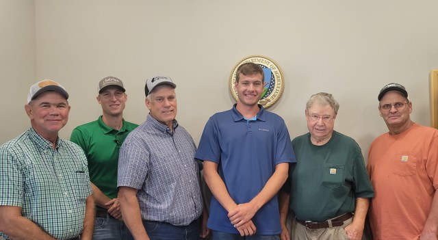 winner H Albright w board