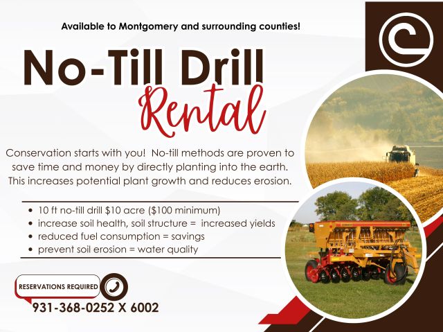 NO TILL DRILL RENTAL FLYER