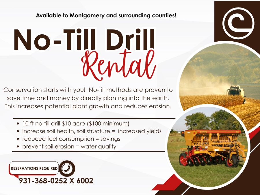 NO TILL DRILL RENTAL FLYER